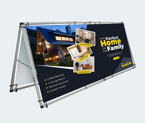 A-Frame Banner Display Signs Printing Services in Orlando Florida