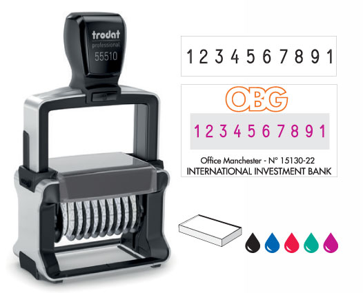 Trodat Professional Self Inking Numberers