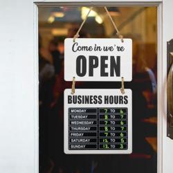 Business Hours Signs Printing