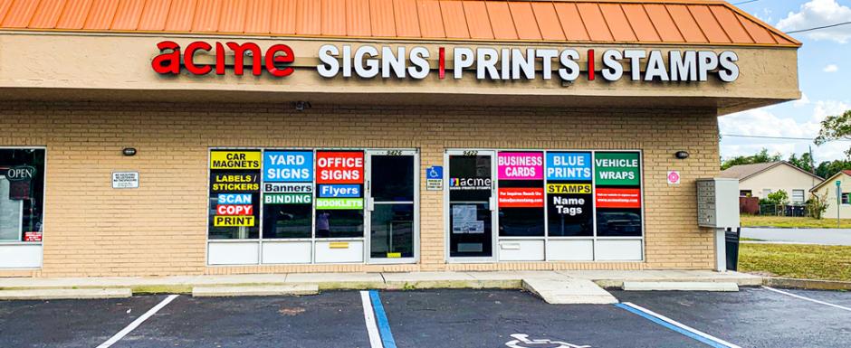 Sign Company Orlando, Acme Signs and Prints Orange County Orlando FL