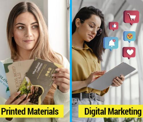 Comparing printed materials with online digital marketing? Which is better