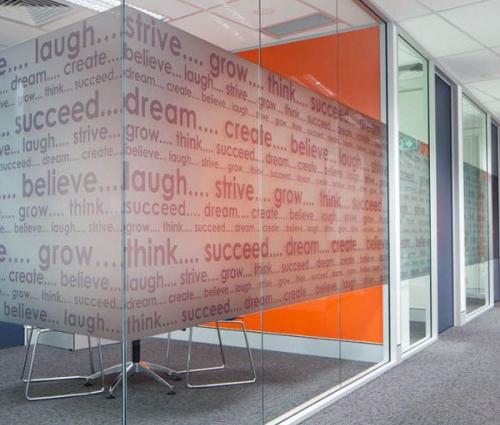 Office Glass Wall Decals | Office Vinyl Sticker Printing Near Me