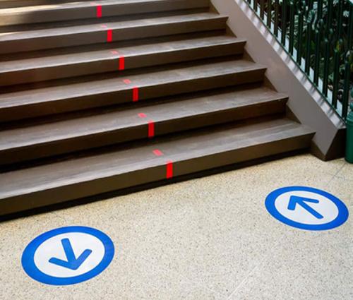 Staircase Floor Graphics Printing Services In Central Florida