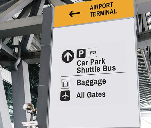 Airport Wayfinding Signs Supplier